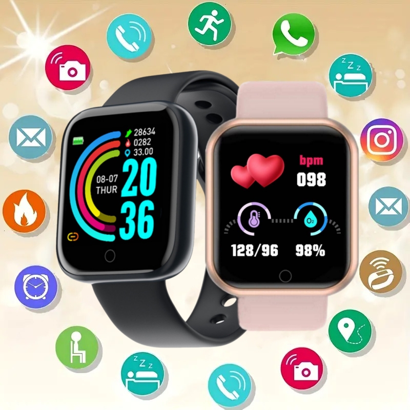 Smart Watch Kids - Смарт-часы Y68 D20 мужские, умные часы