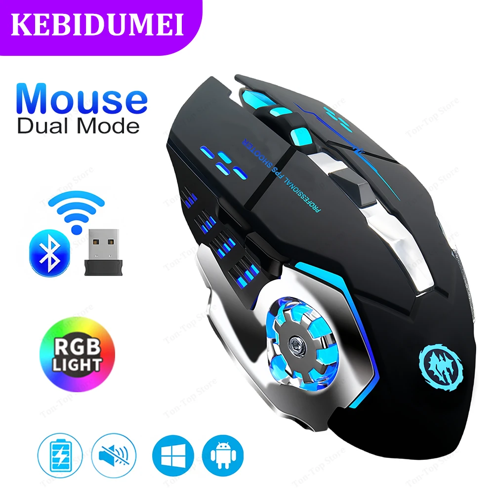 Bluetooth 5,2 мышь RGB игровая – обзор и цена Auto Mouse Mover