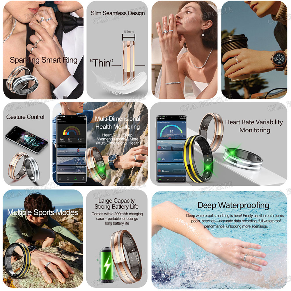 Смарт-кольцо с распознаванием  – обзор и цена Smart Ring Health